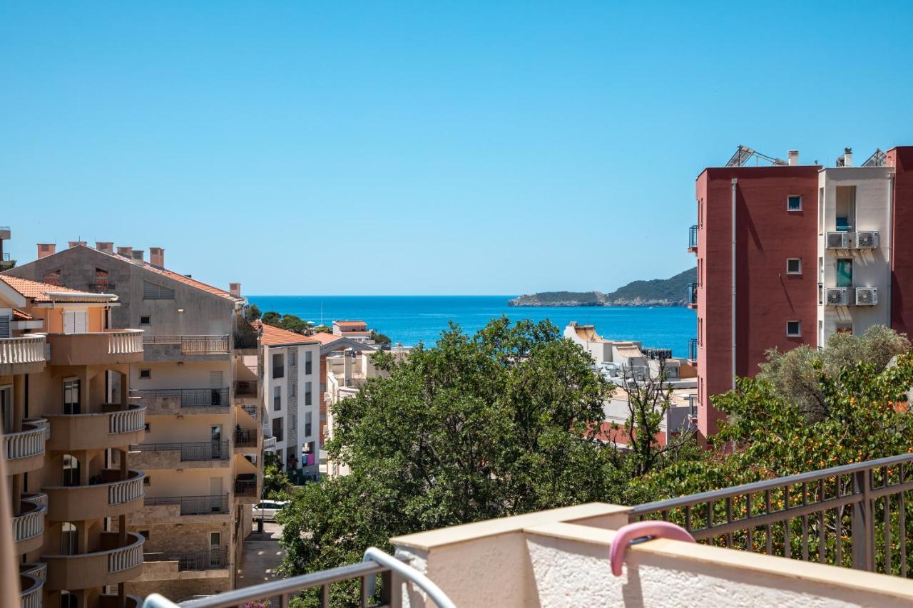 Olive Garden Apartments Sveti Stefan Bagian luar foto